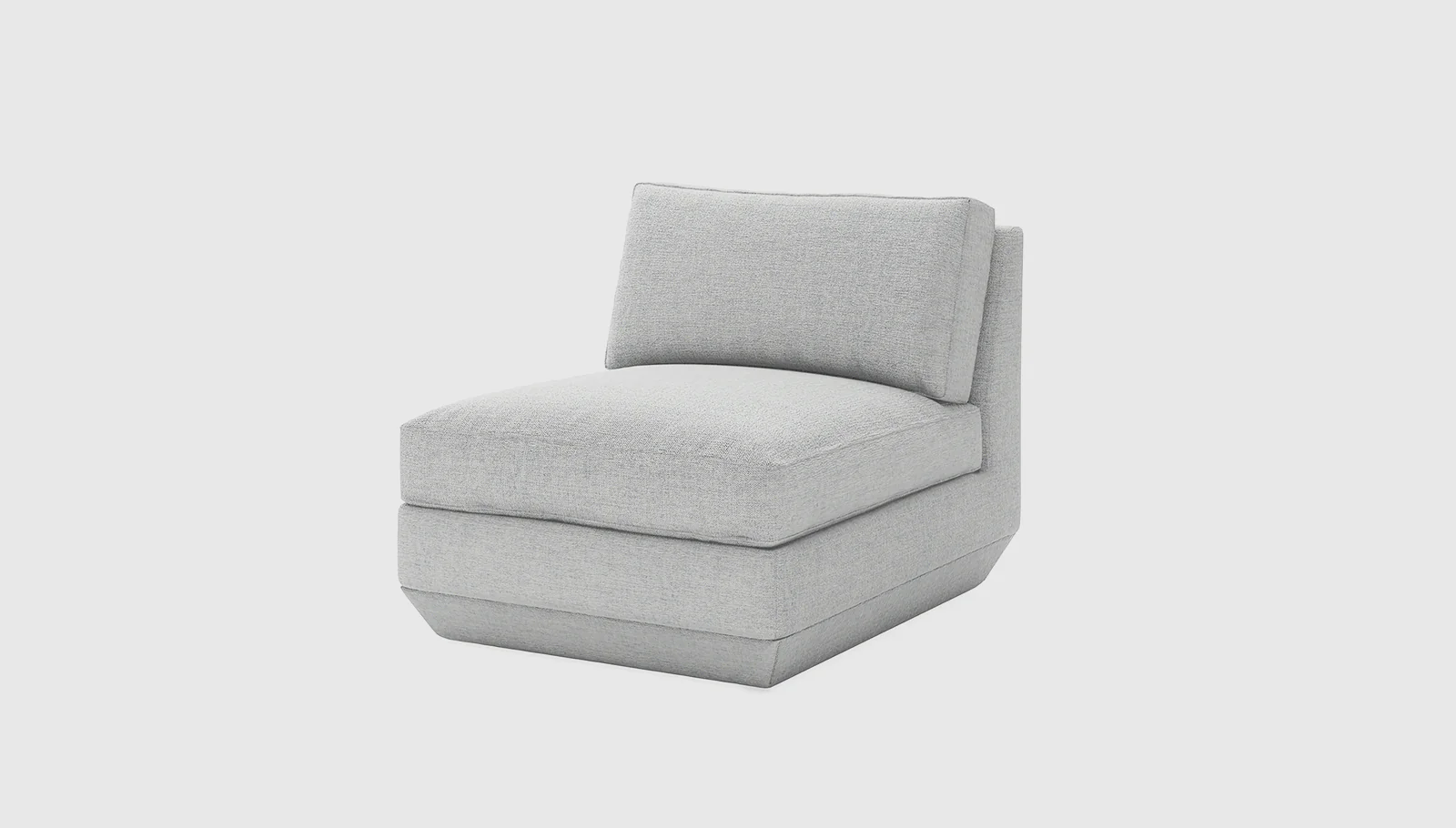 Podium Modular Armless Chair - Image 3